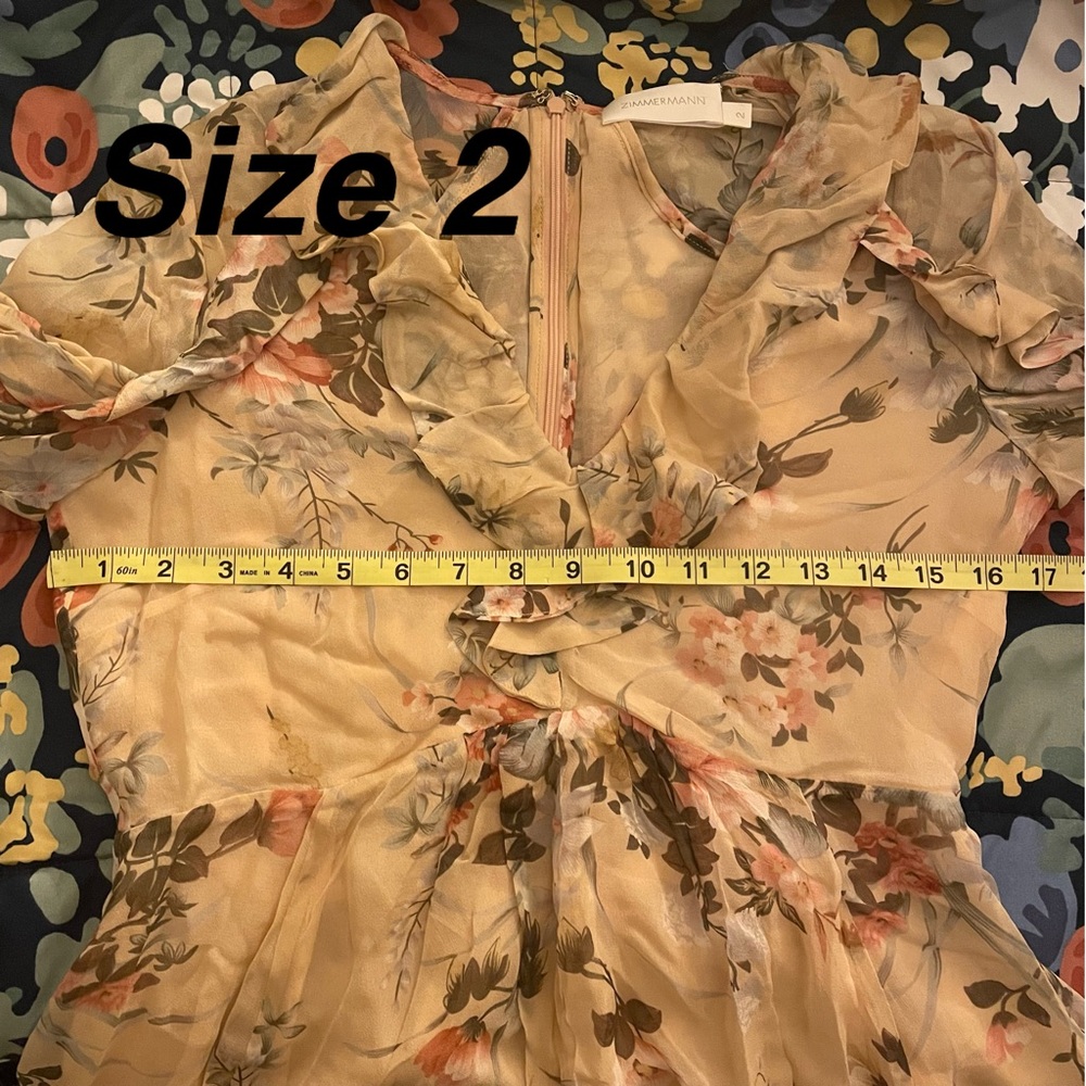 Zimmermann Aerial Ruffle Floral Silk Maxi Dress - Picture 14 of 16